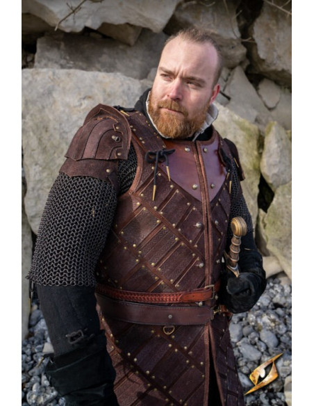 Lumberjack shoulder pad set in brown...