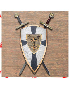 Panoply of Carlo Magno, King of the Franks, with his...