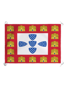 Portuguese medieval banner-flag from the 13th-14th...
