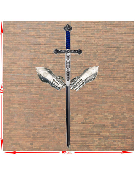 Medieval panoply of Saint George with... Medieval panoply of Saint George with...