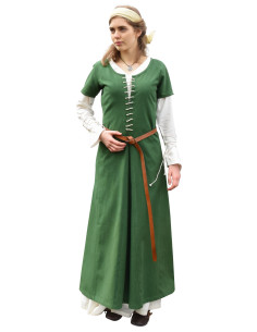 Ava medieval dress with short sleeves