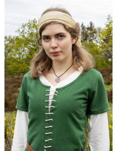 Ava medieval dress with short sleeves 2