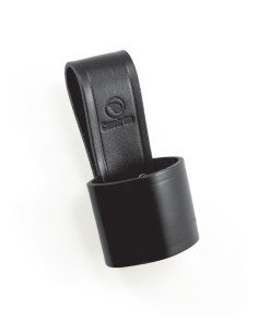 Baldric in leather to hang axes on the belt