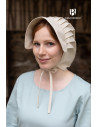 Medieval hat Bonnet woman Emma in natural color