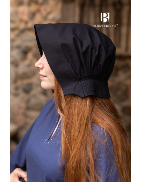 Medieval Bonnet woman Helga cap,...