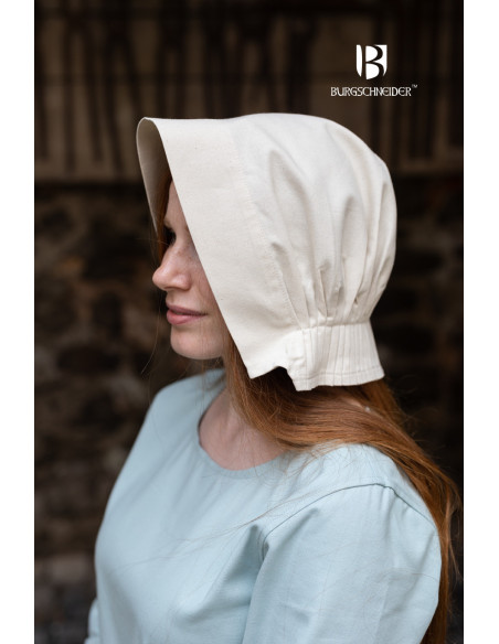 Medieval Bonnet woman Helga cap,...