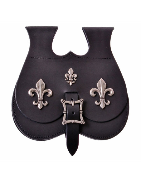 Medieval fleur de lis waist bag for...