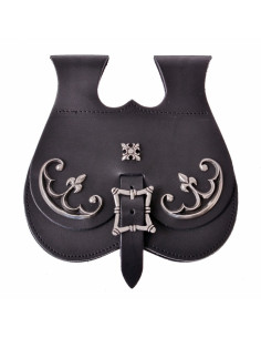 Medieval courtier belt bag (22x22 cm.)