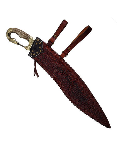 Decorative handmade Iberian falcata...