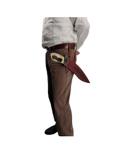 Decorative handmade Iberian falcata with scabbard, blade... 2