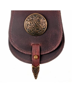 Celtic fanny pack with Triskel (16x13 cm.) 2