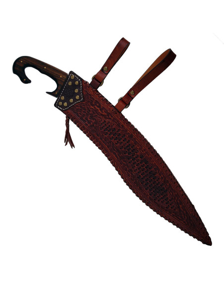 Functional handmade Iberian falcata...