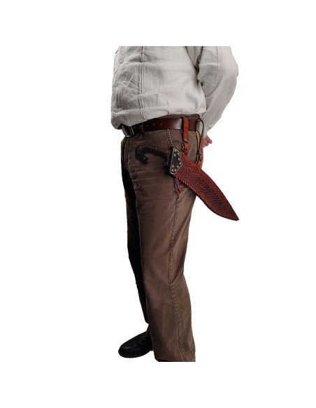 Functional handmade Iberian falcata...