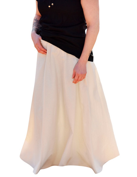 Long medieval skirt with wide flare,... Long medieval skirt with wide flare,...