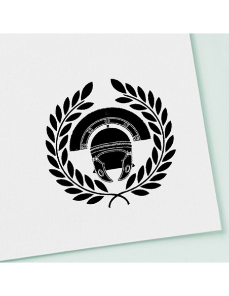 Stamp and ink pad of the Roman...