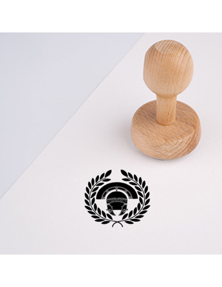 Stamp and ink pad of the Roman...