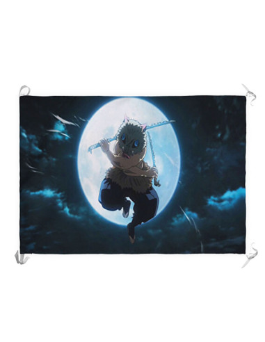 Banner-Flag Demon Slayer by Inosuke Hashibira (70x100 cms.)
 Material-Satin