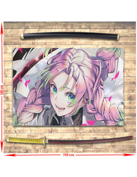 Demon Slayer Mitsuri Kanroji Banner +... Demon Slayer Mitsuri Kanroji Banner +...