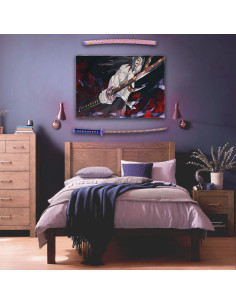 Demon Slayer Tsugikuni Michikatsu Banner + Katana Pack 2