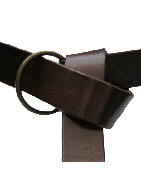 Leather belt with Celtic pattern,...