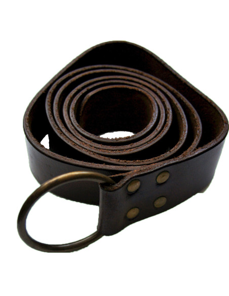 Leather belt with Celtic pattern,...