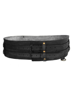 Robust Viking-type belt model Sif, black