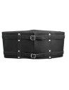 Joon wide Viking belt, black leather