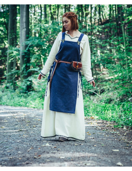 Medieval narrow leather belt, brown Medieval narrow leather belt, brown