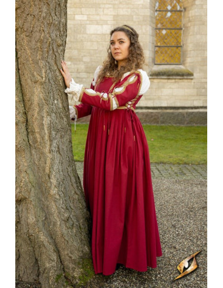 Medieval Dress Lucrecia Emperor Red Medieval Dress Lucrecia Emperor Red