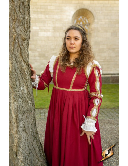Medieval Dress Lucrecia Emperor Red Medieval Dress Lucrecia Emperor Red