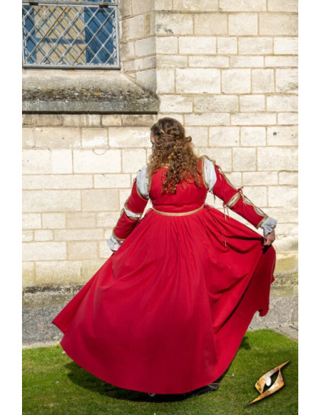 Medieval Dress Lucrecia Emperor Red Medieval Dress Lucrecia Emperor Red