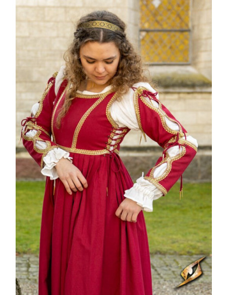 Medieval Dress Lucrecia Emperor Red Medieval Dress Lucrecia Emperor Red