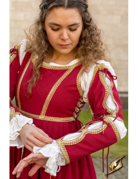 Medieval Dress Lucrecia Emperor Red Medieval Dress Lucrecia Emperor Red