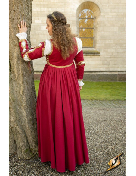 Medieval Dress Lucrecia Emperor Red Medieval Dress Lucrecia Emperor Red
