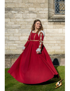 Medieval Dress Lucrecia Emperor Red