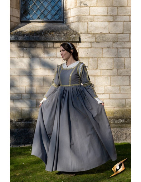Medieval Dress Lucrecia Storm Gray