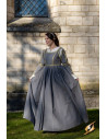 Medieval Dress Lucrecia Storm Gray