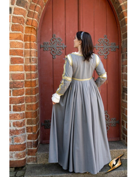 Medieval Dress Lucrecia Storm Gray