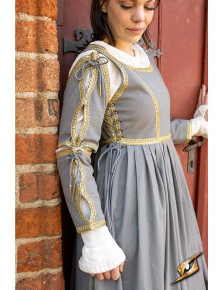 Medieval Dress Lucrecia Storm Gray
