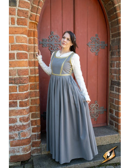 Medieval Dress Lucrecia Storm Gray