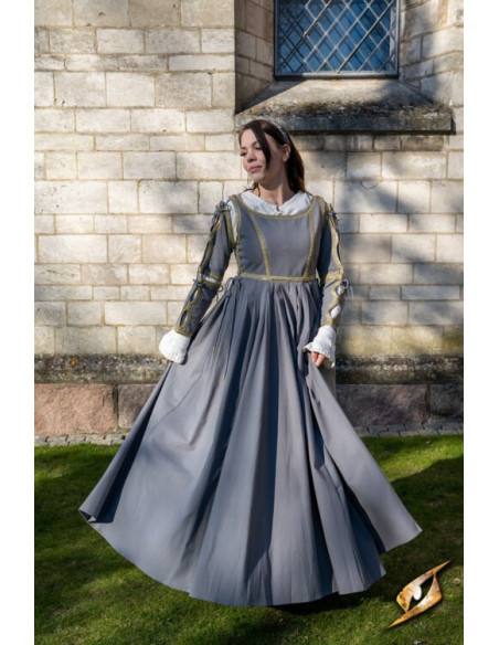 Medieval Dress Lucrecia Storm Gray