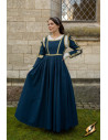 Medieval Dress Lucrecia Midnight Blue