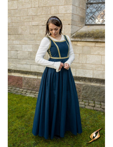 Medieval Dress Lucrecia Midnight Blue