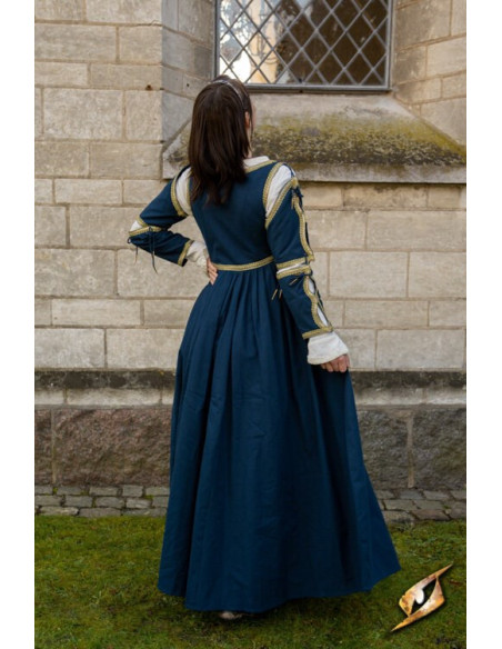 Medieval Dress Lucrecia Midnight Blue
