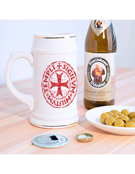Knights Templar beer mug