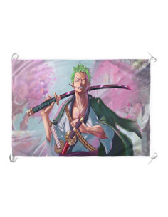 Banner-Flag Zoro anime One Piece (70x100 cms.)