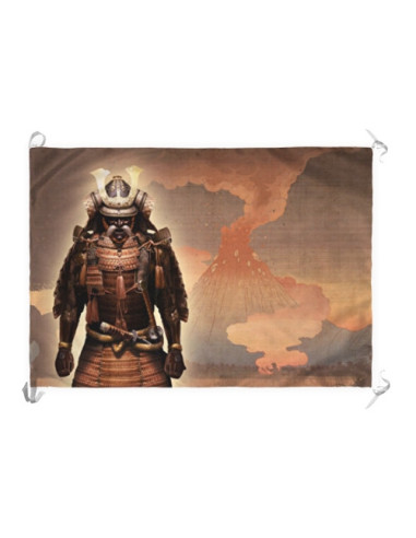 Banner-Flag Courage of the Last Samurai (70x100 cms.)
 Material-Satin