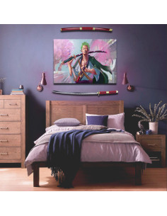 Panoply composed of the Katana Zoro from One Piece + Banner 2