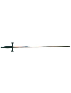 Masonic sword for ceremonies black pommel without scabbard
