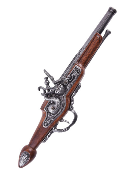 English straight flintlock pistol,... English straight flintlock pistol,...